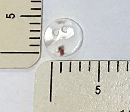 Pink and White Shell Button by Renaissance Buttons