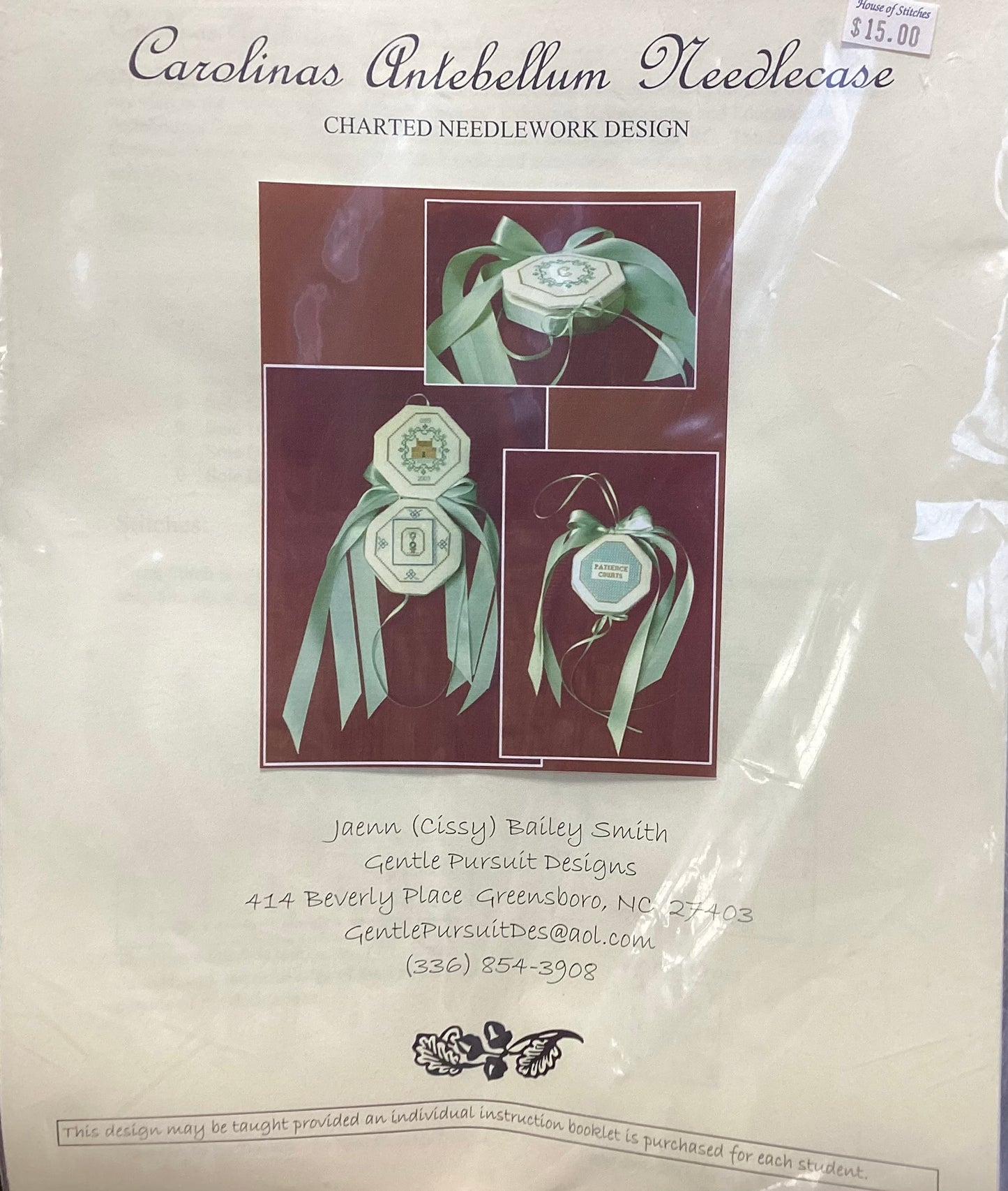 Carolinas Antebellum Needlecase by Jaenn Bailey Smith