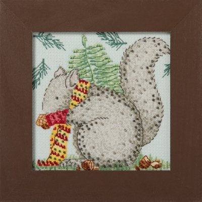 Debbie Mumm-Woodland Friends: Nutty Squirrel Kit by Mill Hill