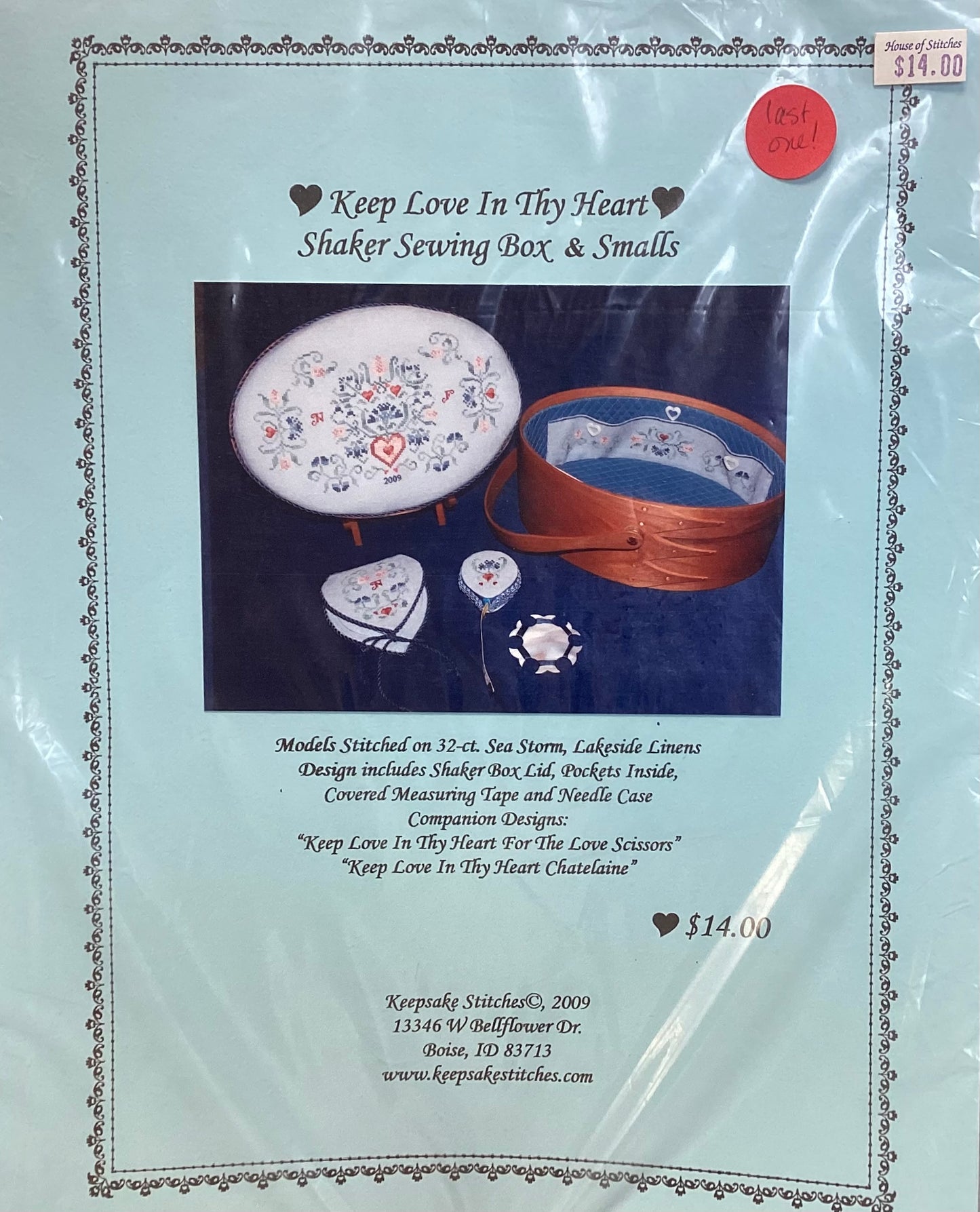 Keep Love In Thy Heart by Keepsake Stitches