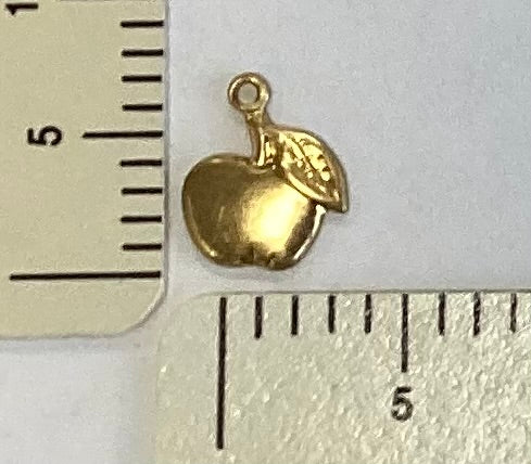 Brass Apple Charm by By Jupiter