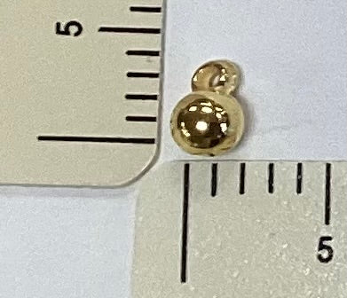 Gold Ball Charm