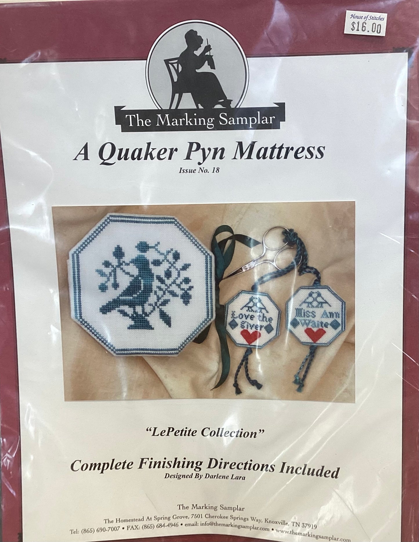 A Quaker Pyn Mattress by The Marking Samplar