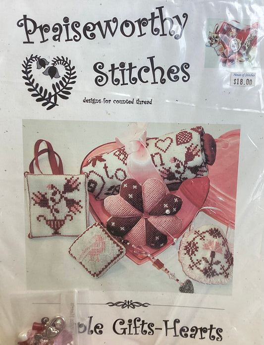Simple Gifts- Hearts by Praiseworthy Stitches