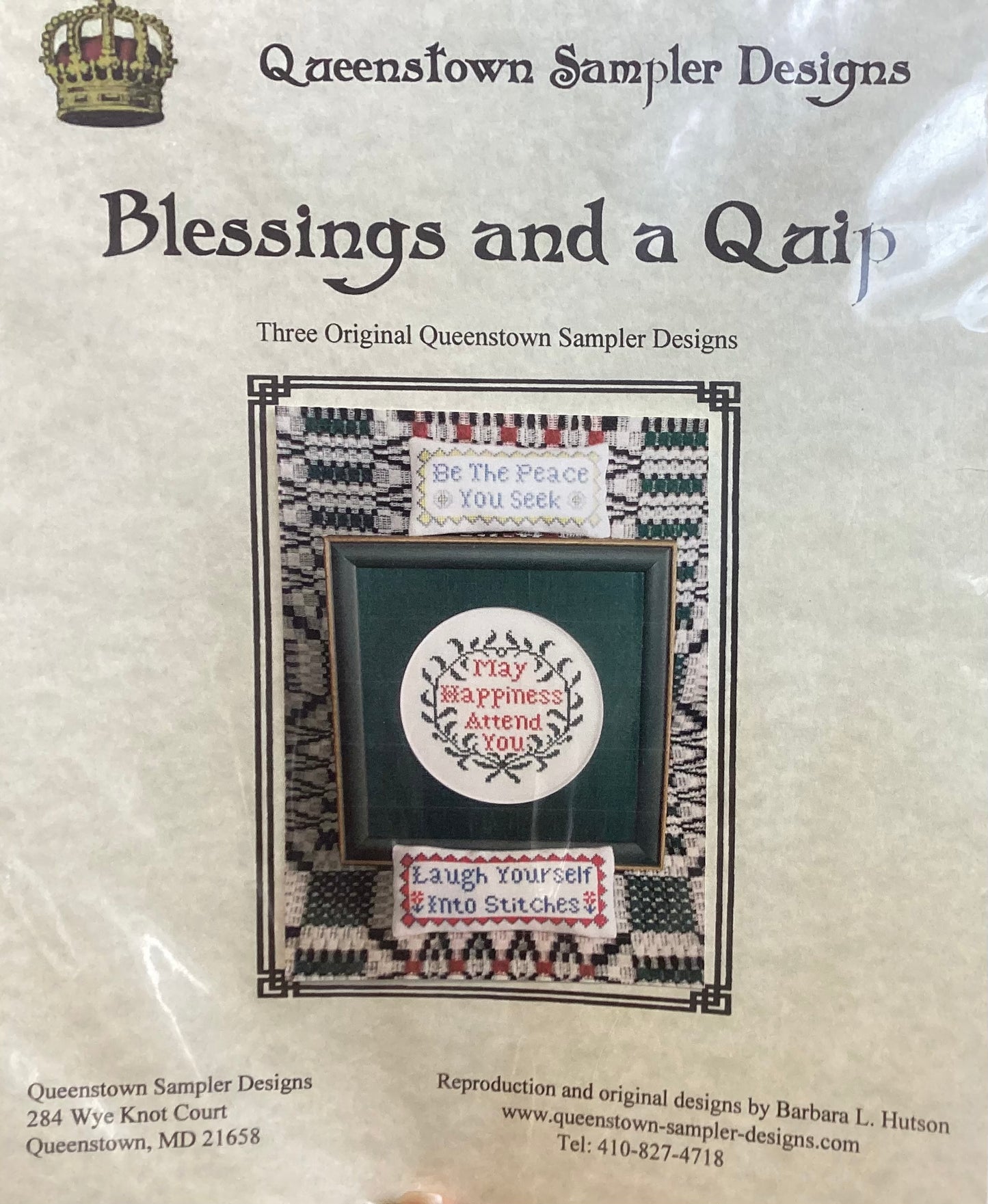 Blessings and a Quip by Queenstown Sampler Designs