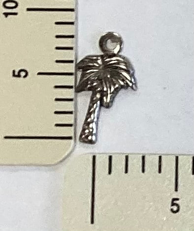 Antique Silver Palm Tree Charm by By Jupiter
