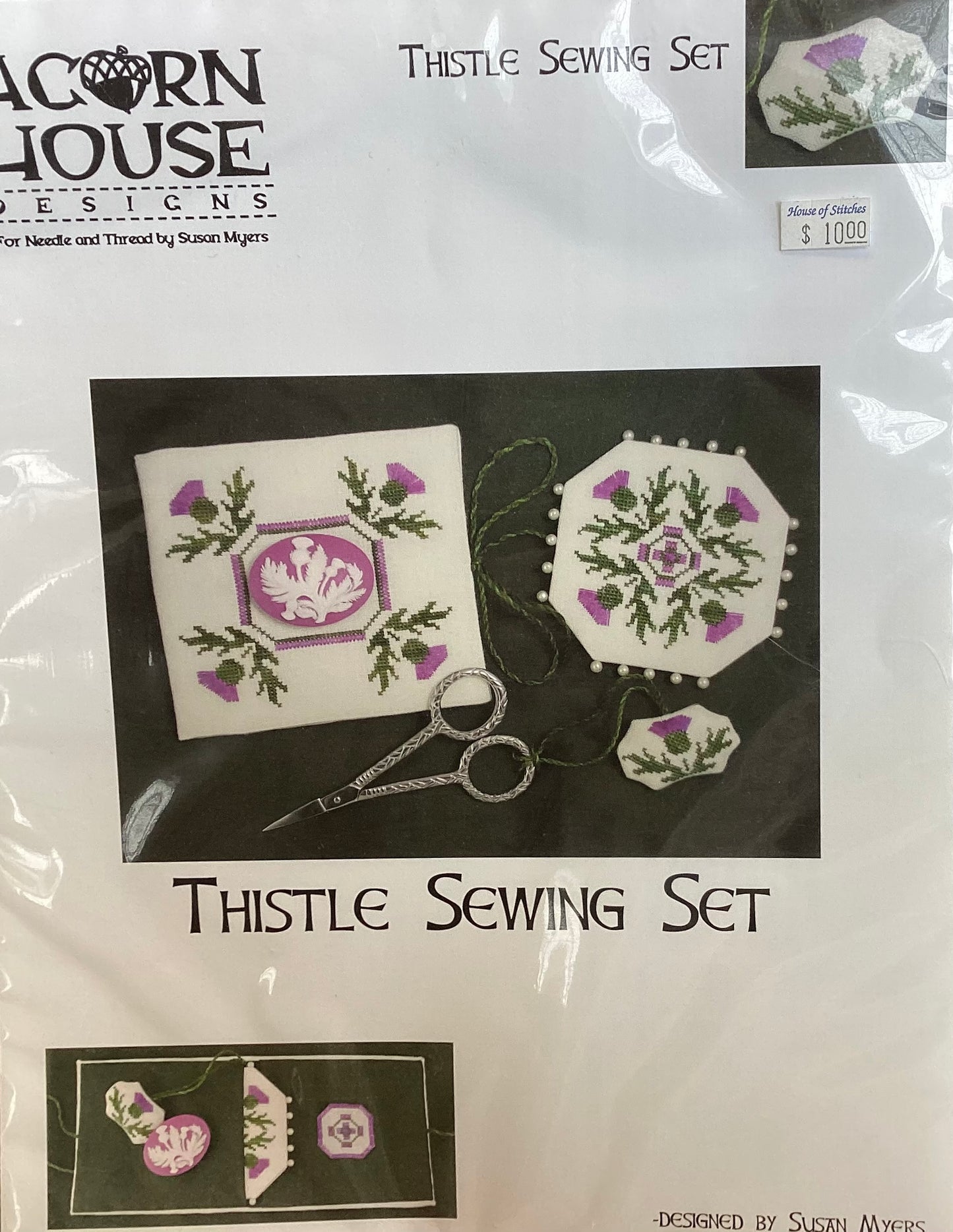 Thistle Sewing Set by Acorn House Designs