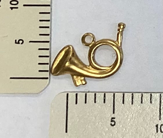 Brass French Horn Charm by By Jupiter