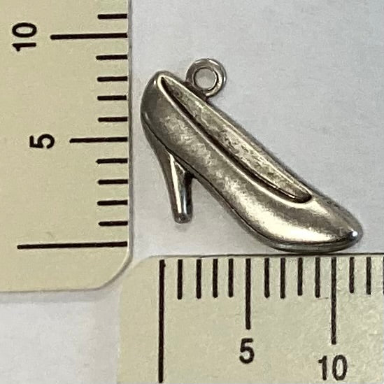 Antique Silver Shoe Charm by By Jupiter