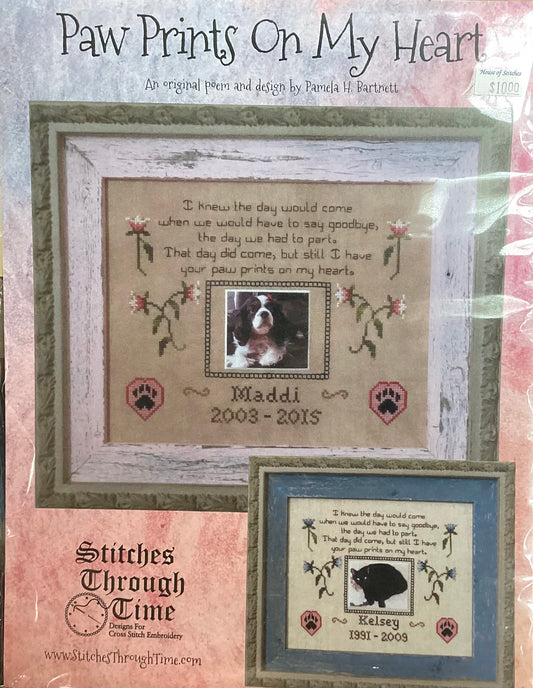 Paw Prints On My Heart by Stitches Through Time
