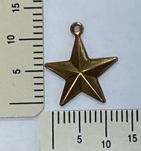 Antique Gold Star Charm by By Jupiter