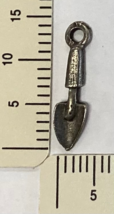 Antique Silver Trowel Charm by By Jupiter