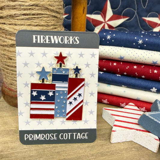 Fireworks Needle Minder by Primrose Cottage