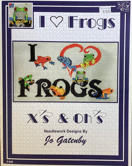 I Love Frogs by X’s & Oh’s