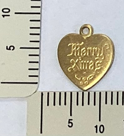 Brass ‘Merry Xmas’ Charm by By Jupiter