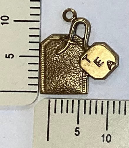 Brass Tea Bag Charm by By Jupiter