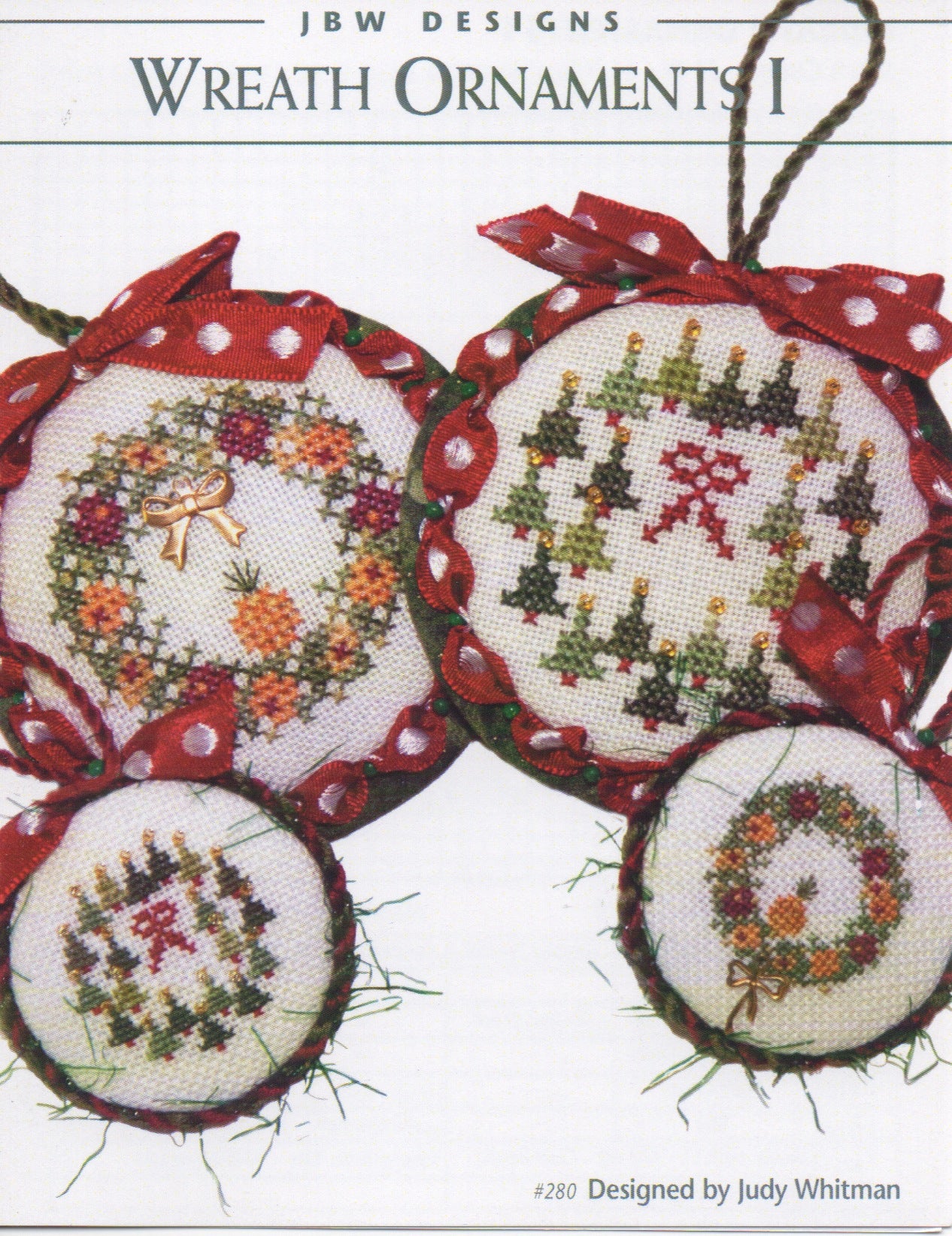 Wreath Ornaments I by JBW Designs