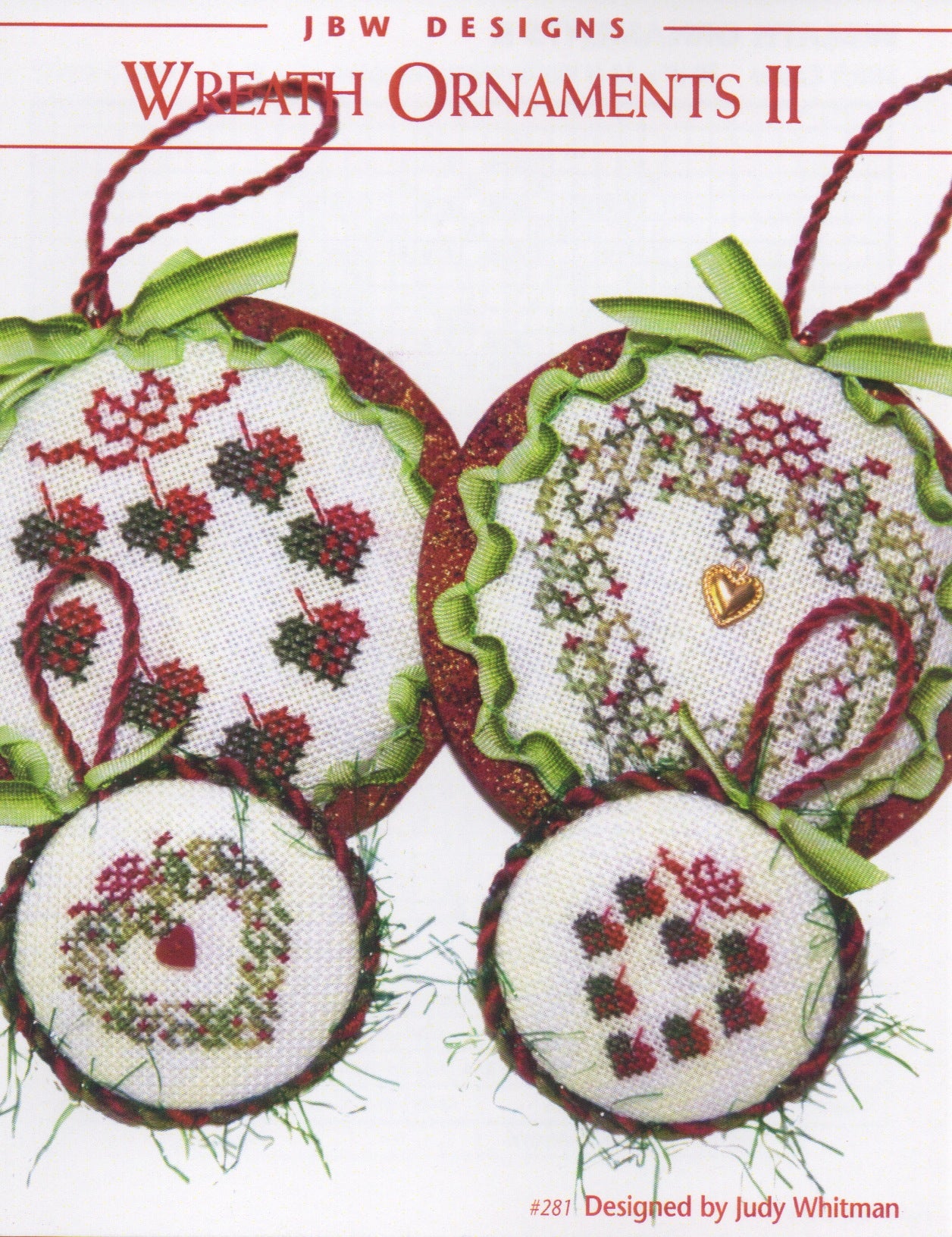 Wreath Ornaments II by JBW Designs