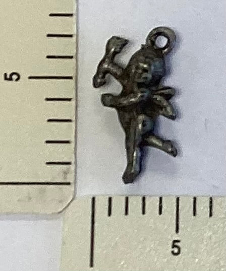 Small Antique Silver Cupid Charm by By Jupiter