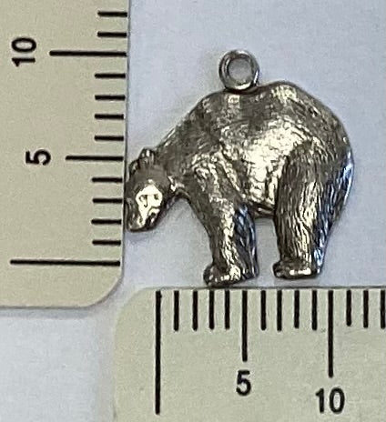Antique Silver Bear Charm by By Jupiter