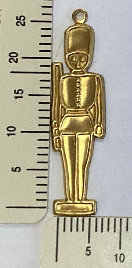Brass Toy Solider Charm by By Jupiter