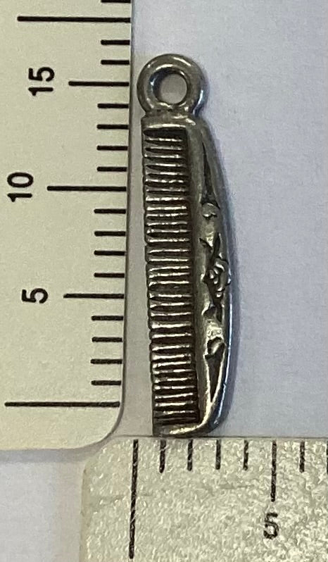 Antique Silver Comb Charm by By Jupiter