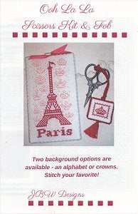 Ooh La La Scissor Kit & Fob by JBW Designs