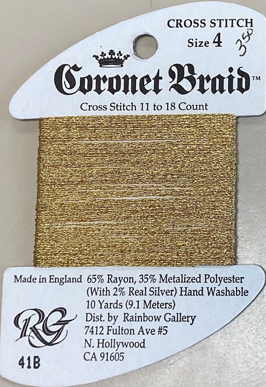 Rainbow Gallery: Coronet Braid Size 4