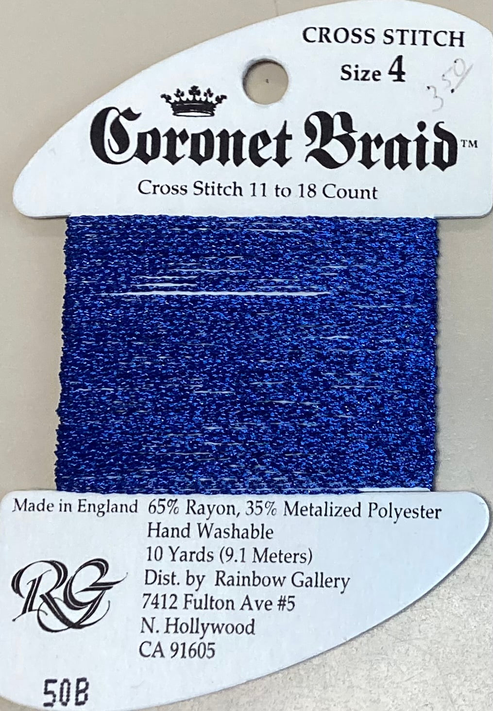 Rainbow Gallery: Coronet Braid Size 4