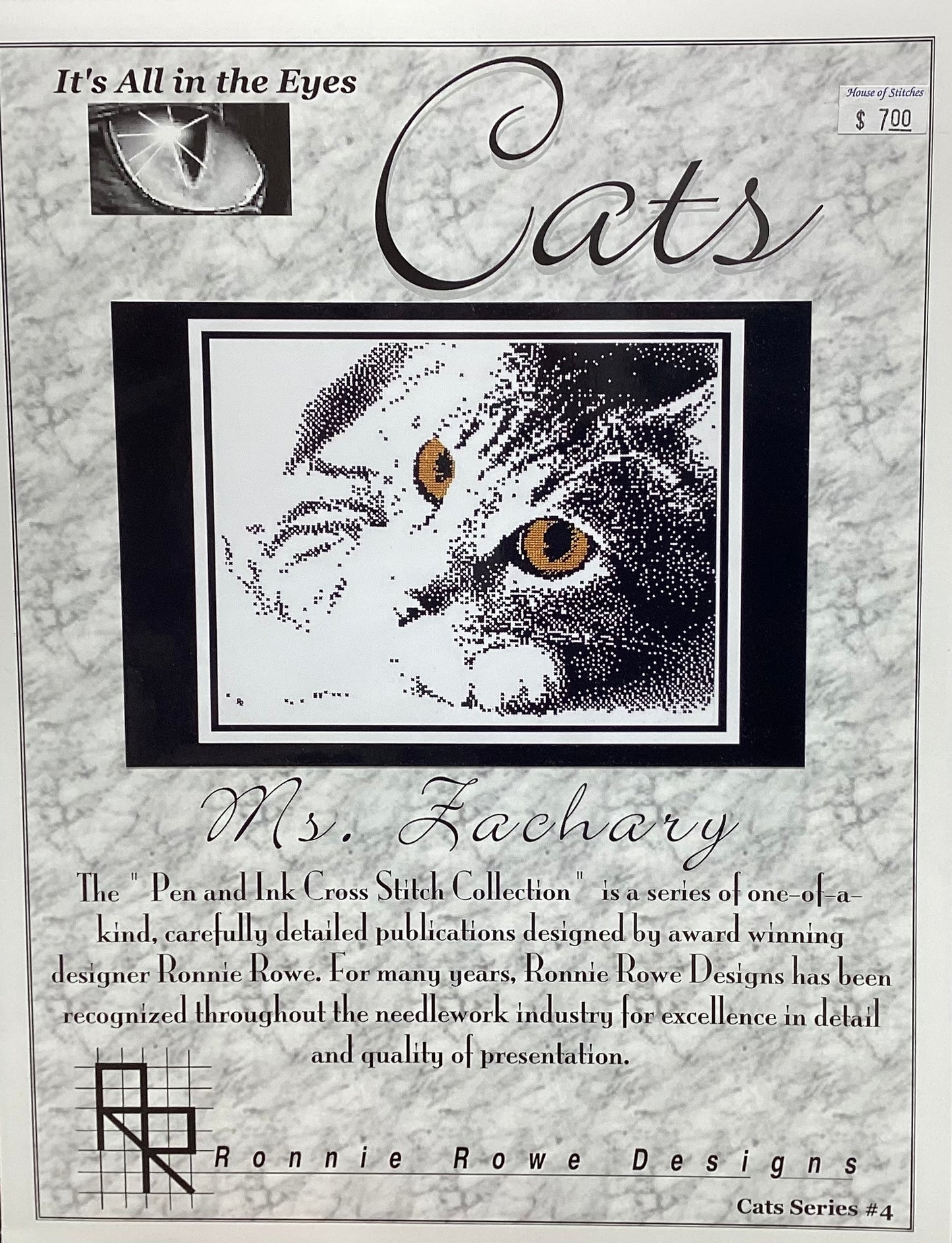 Cat Series: Ms. Zachary by Ronnie Rowe Designs