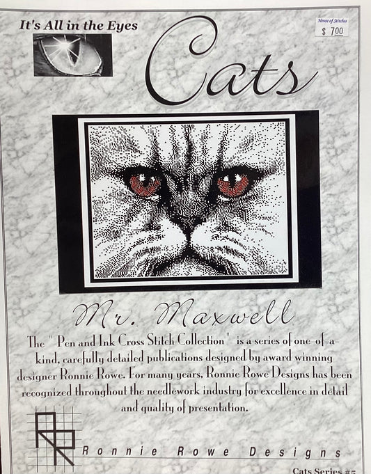 Cat Series: Mr. Maxwell by Ronnie Rowe Designs