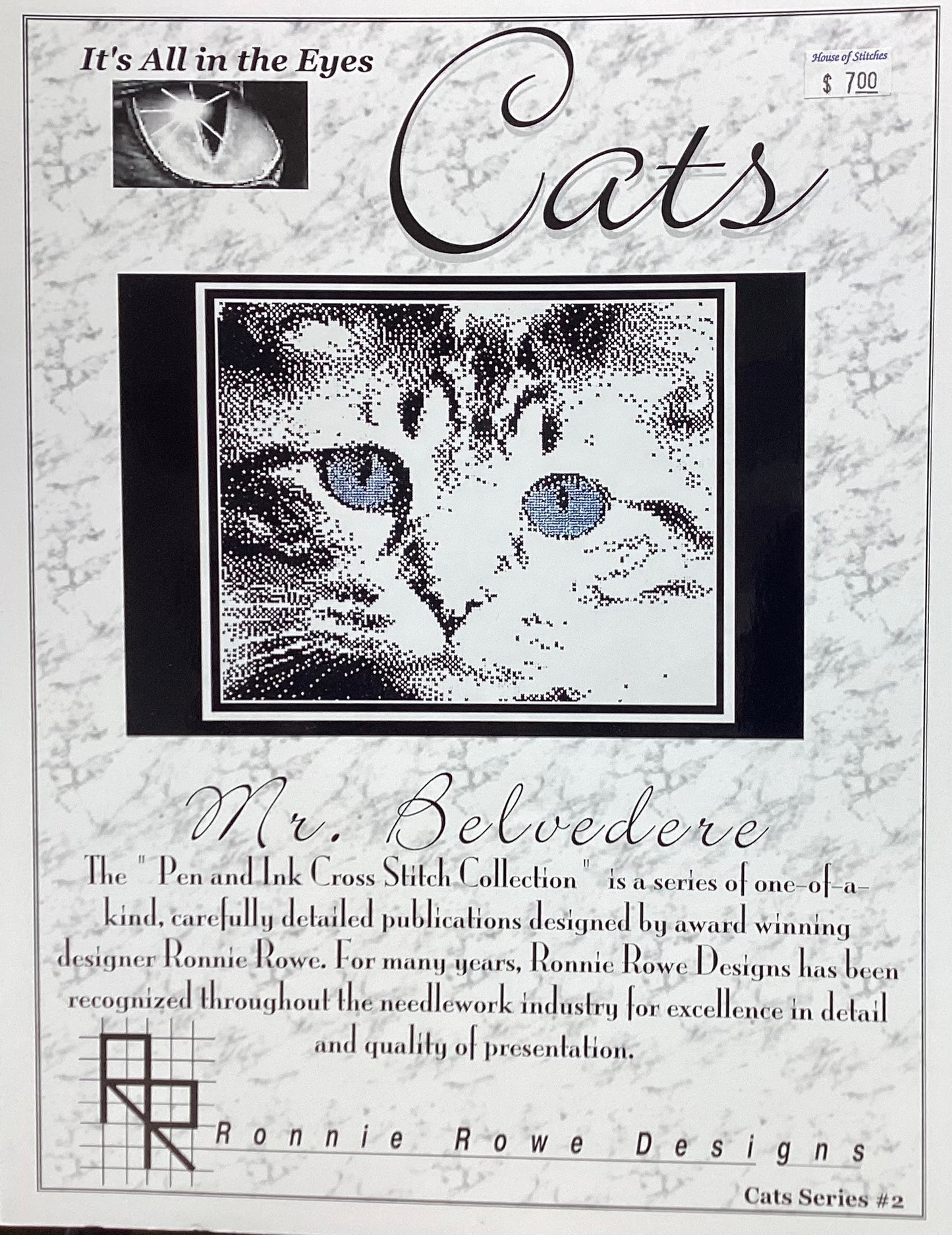Cat Series: Mr. Belvedere by Ronnie Rowe Designs