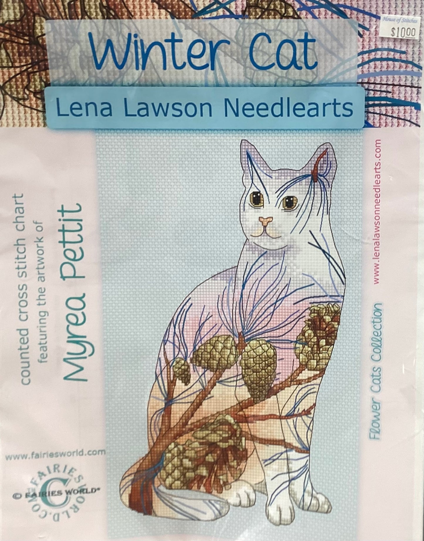 Winter Cat by Lena Lawson NeedleArts