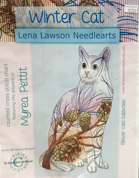 Winter Cat by Lena Lawson NeedleArts