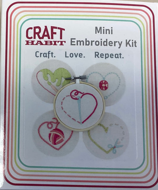 Craft.Love.Repeat. Mini Embroidery Kit