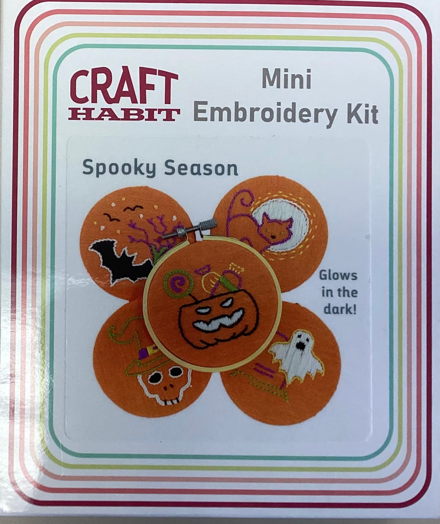 Spooky Season Mini Embroidery Kit by Craft Habit
