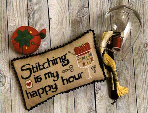 Stitching is my Happy House by Needle Bling Designs