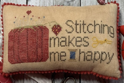 Stitching Makes Me Happy by Needle Bling Designs