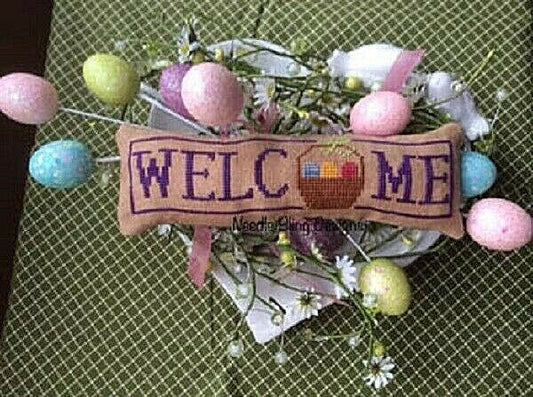 Wee Welcome’s: April - Easter Basket by Needle Bling Designs