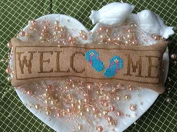 Wee Welcome’s July - Flip Flops by Needle Bling Designs