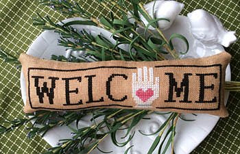 Wee Welcome’s September - Heart In Hand by Needle Bling Designs