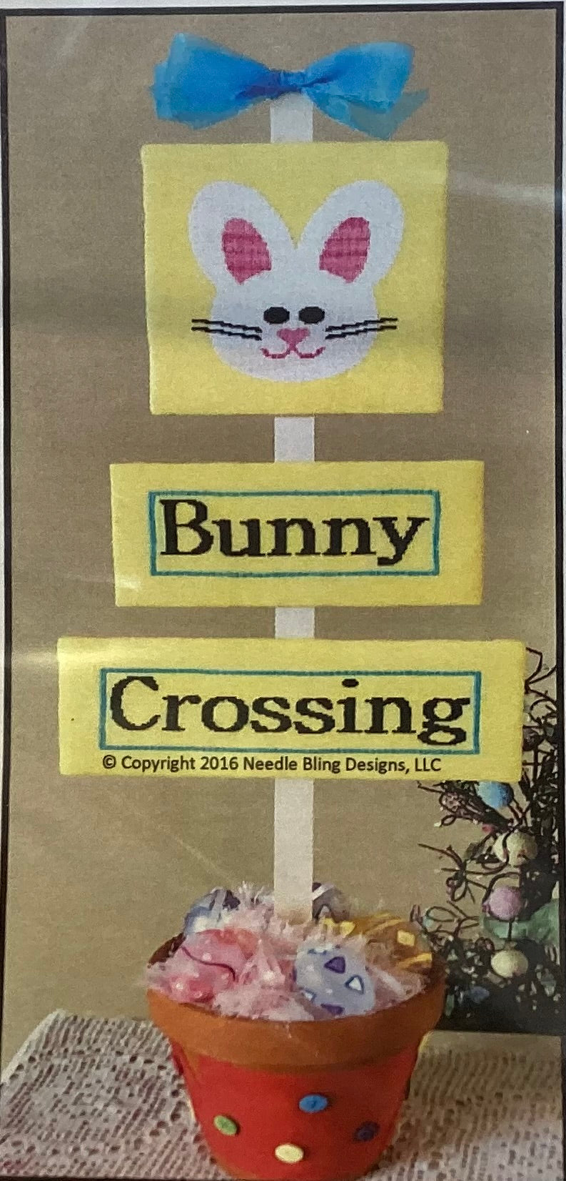 Bunny Crossing by Needle Bling Designs