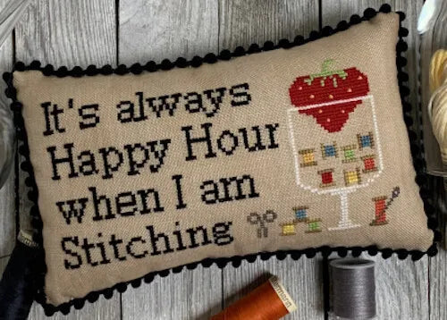 Happy When Stitching by Needle Bling Designs