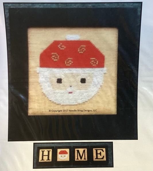 Home Decor: December - Santa by Needle Bling Designs