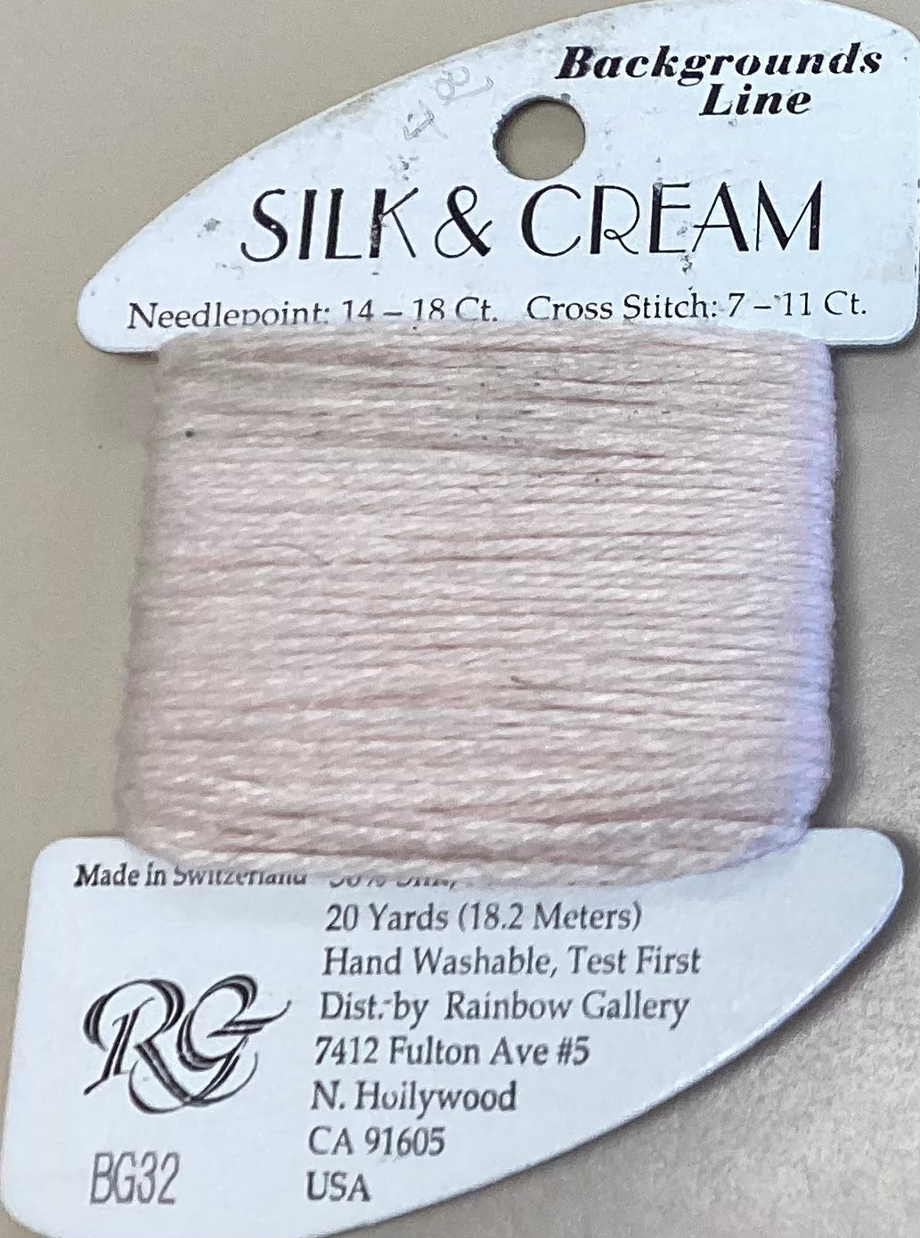 Rainbow Gallery: Silk & Cream