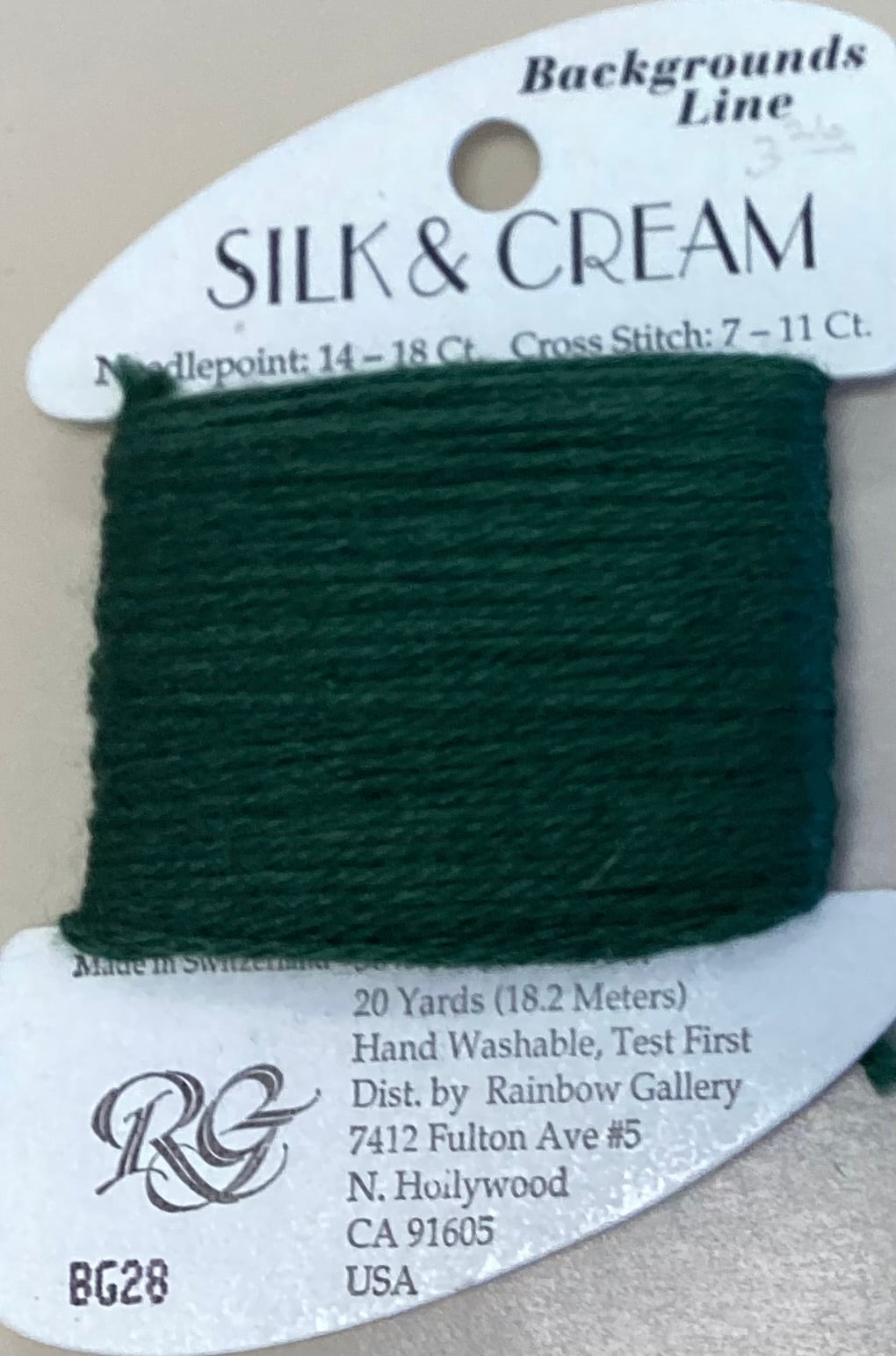 Rainbow Gallery: Silk & Cream