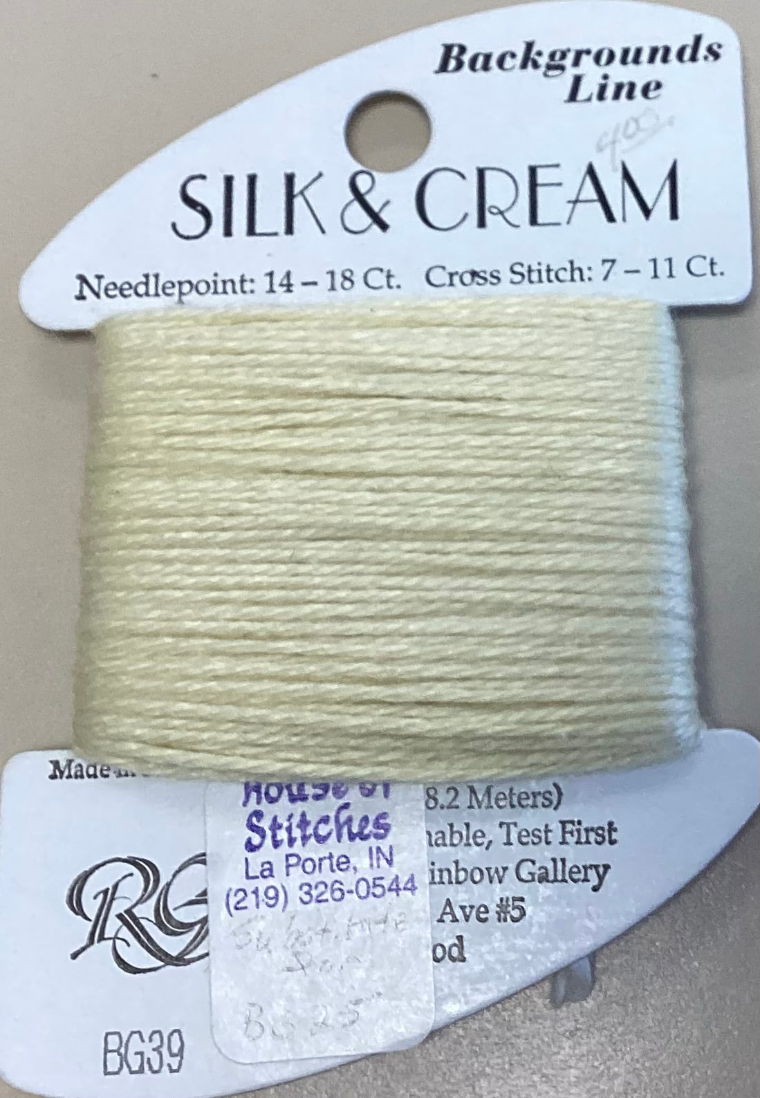 Rainbow Gallery: Silk & Cream