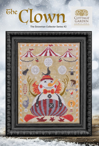 The Snowman Collector Series #2: The Clown by Cottage Garden Samplings