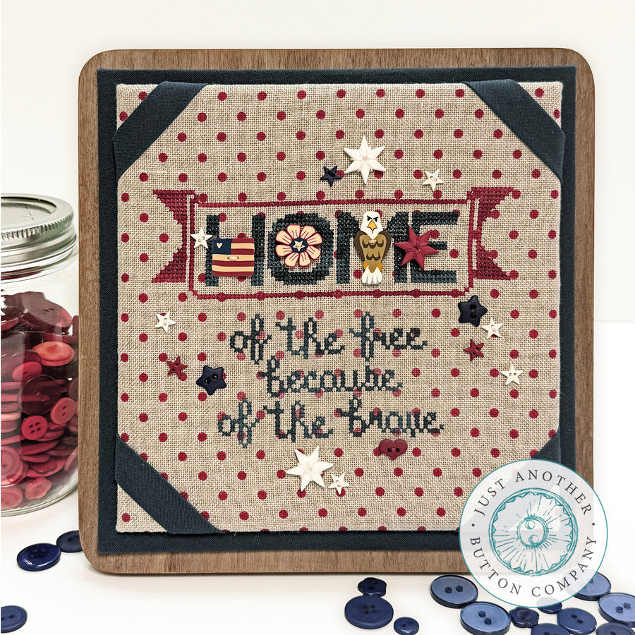 Home of the Free by Just Another Button Company