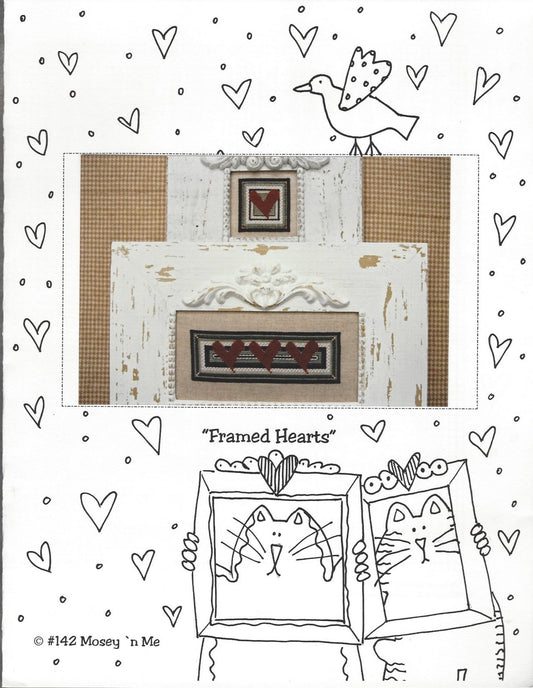 Framed Hearts by Mosey ‘n Me